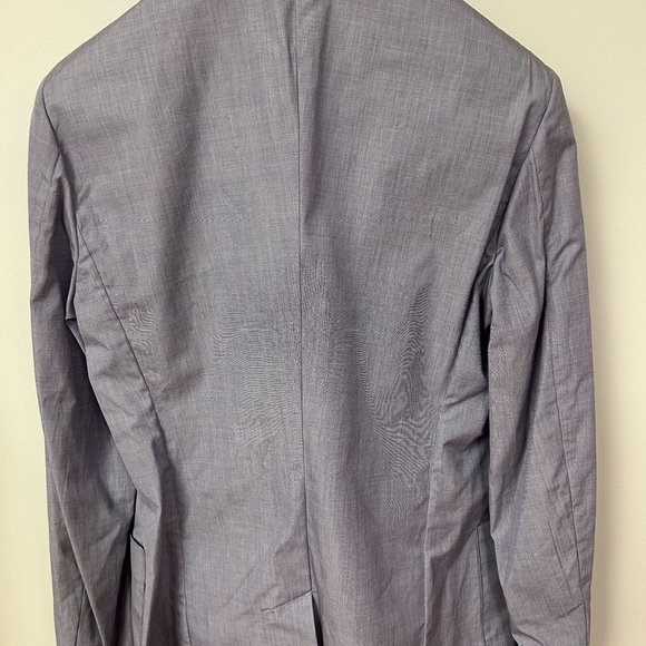 RARE! Deadstock NWOT ALEXANDER McQUEEN MAINLINE BLUE UNSTRUCTURED COTTON BLAZER - Picture 9 of 9